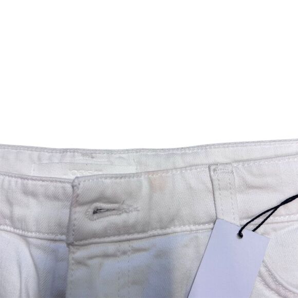NWT Joe's Jeans the Ozzie Mid Rise Cut Off Shorts White Size 30 - Picture 4 of 5